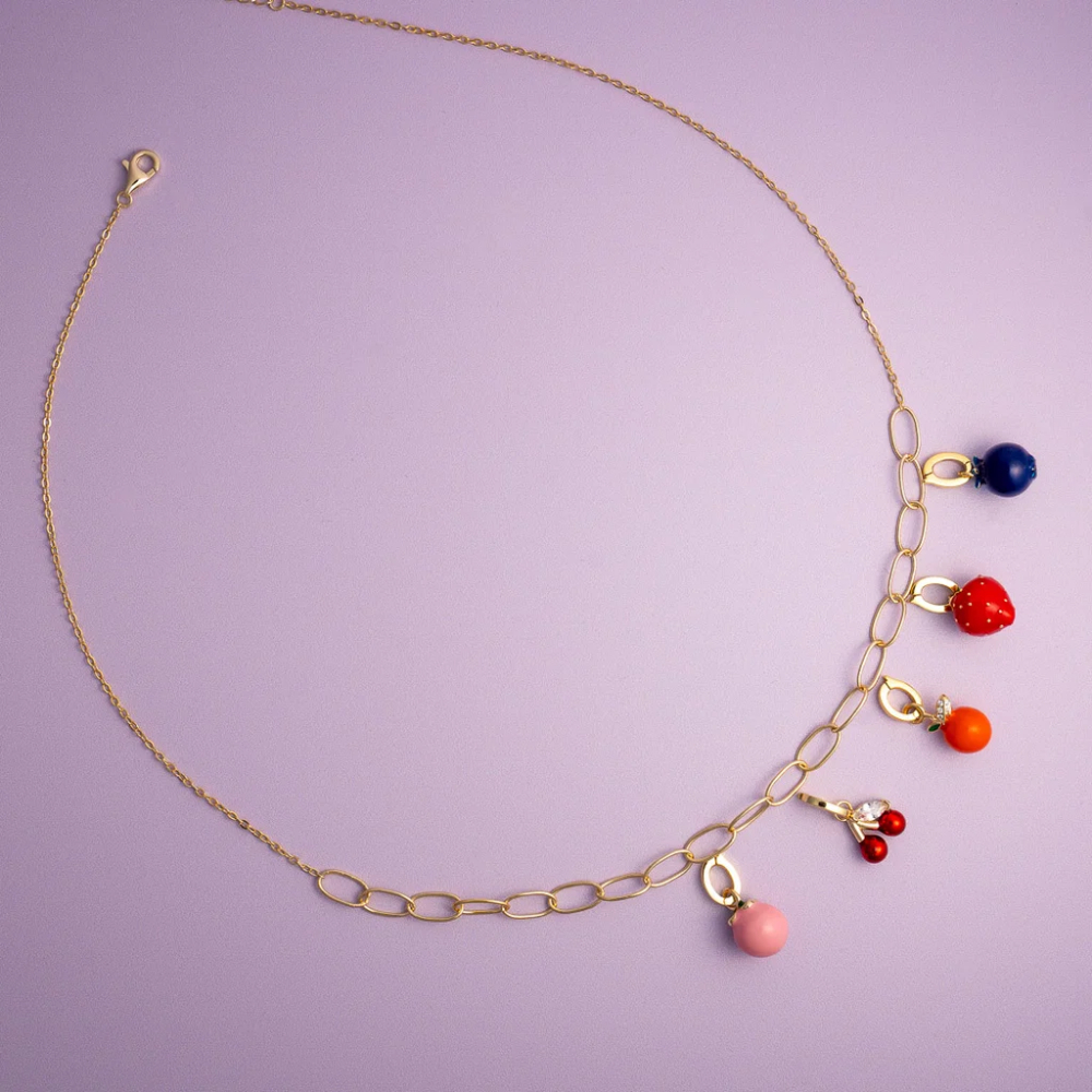 Sandra Lyng x Pan Jewelry - Peach pleace crush charm i forgylt sølv Sandra Lyng x Pan Jewelry - Peach pleace crush charm i forgylt sølv - Bilde 3