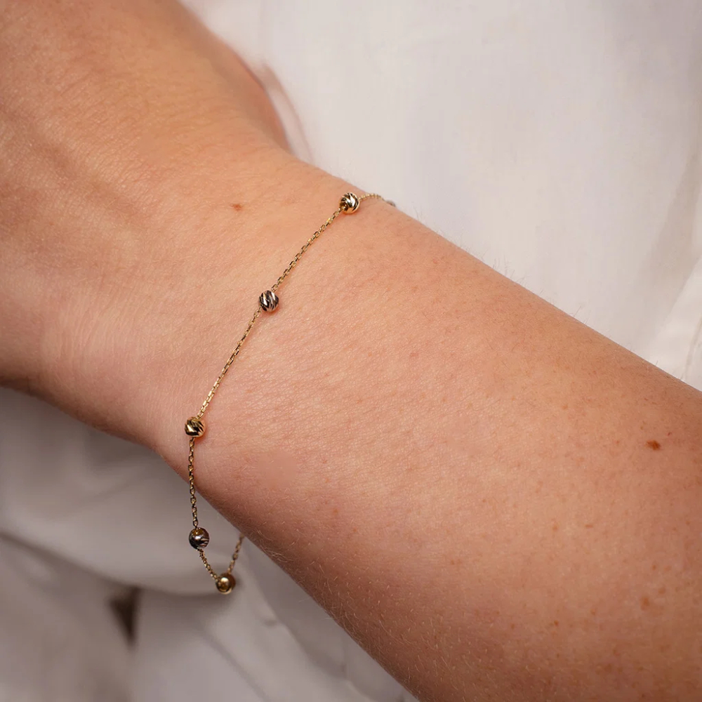 Pan Jewelry - Armbånd i gult og hvitt gull Pan Jewelry - Armbånd i gult og hvitt gull - Bilde 2