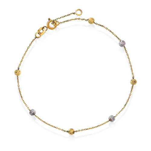 Pan Jewelry - Armbånd i gult og hvitt gull