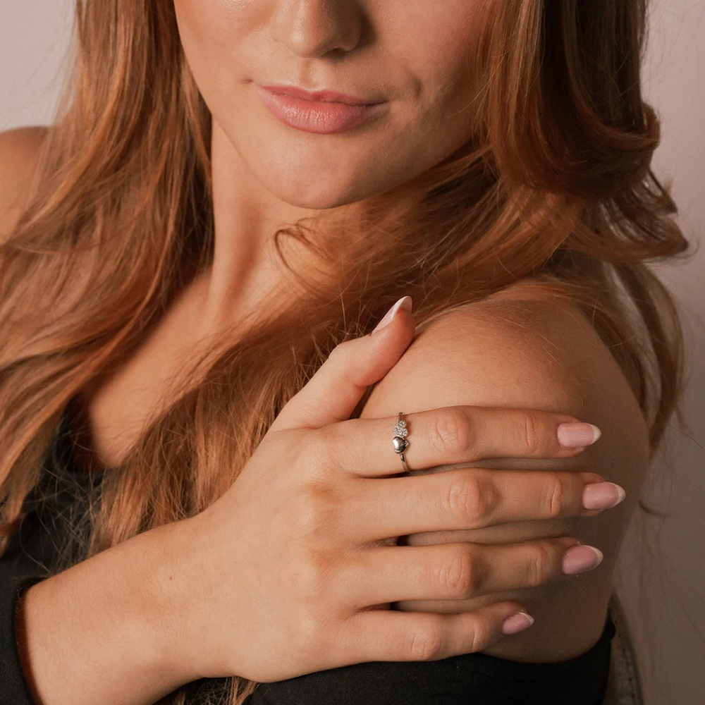 Pan Jewelry Classic - Twinkle hjerte ring med zirkonia Pan Jewelry Classic - Twinkle hjerte ring med zirkonia - Bilde 2