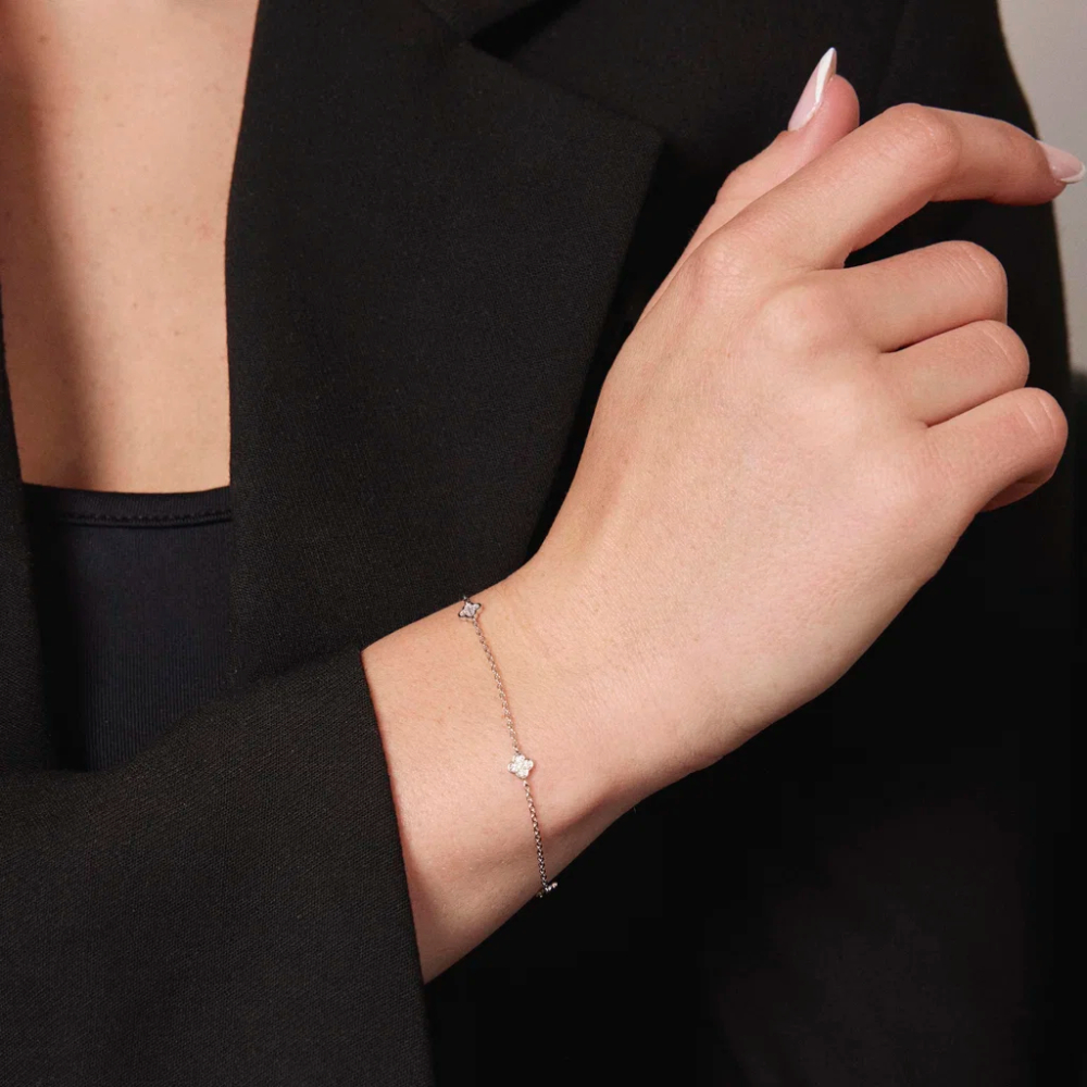 Pan Jewelry Trend - Kløver armbånd i sølv Pan Jewelry Trend - Kløver armbånd i sølv - Bilde 2