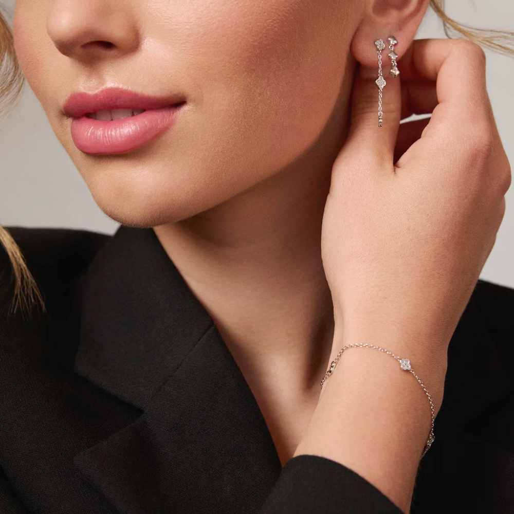 Pan Jewelry Trend - Kløver armbånd i sølv Pan Jewelry Trend - Kløver armbånd i sølv - Bilde 3