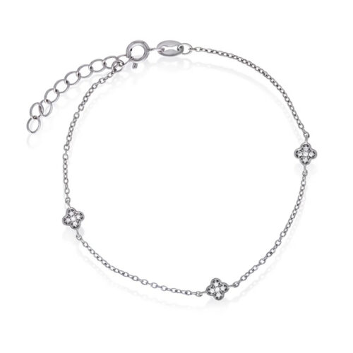 Pan Jewelry Trend - Kløver armbånd i sølv