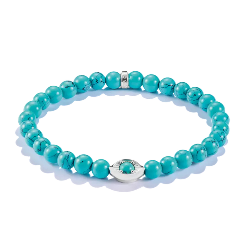 Thomas Sabo - Armbånd i imitert turkis med øye Thomas Sabo - Armbånd i imitert turkis med øye