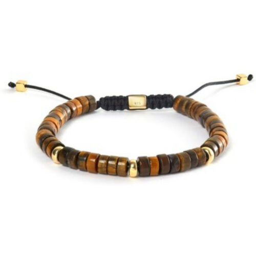 Aleksander Lynggaard –  Tiger Eye Heishi Braided 6mm