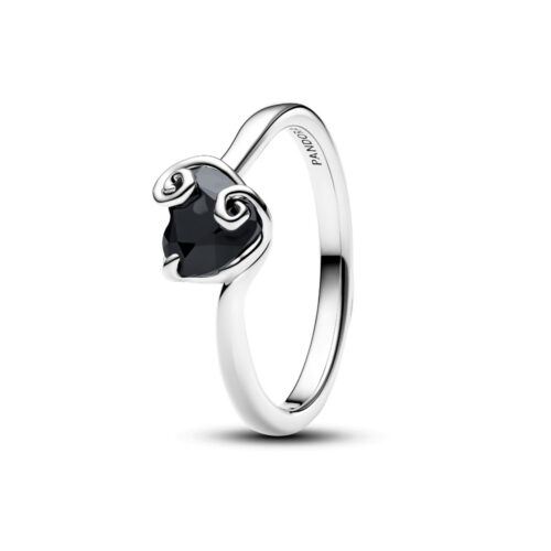 Pandora - Ring i sølv - Disney The Nightmare Before Christmas - Sort sten