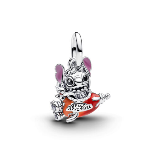Pandora – Disney Stitch Rakettskip Hengende Charm