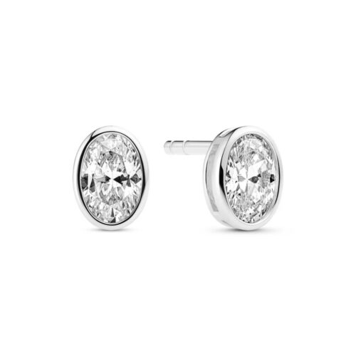 Sif Jakobs - Sardinien Wave Earrings - Ørepynt i sølv med zirkonia