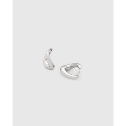 Tom Wood - Twist hoops small i sølv