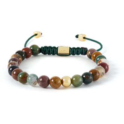 Aleksander Lynggaard –  Indian Agate Braided 6mm