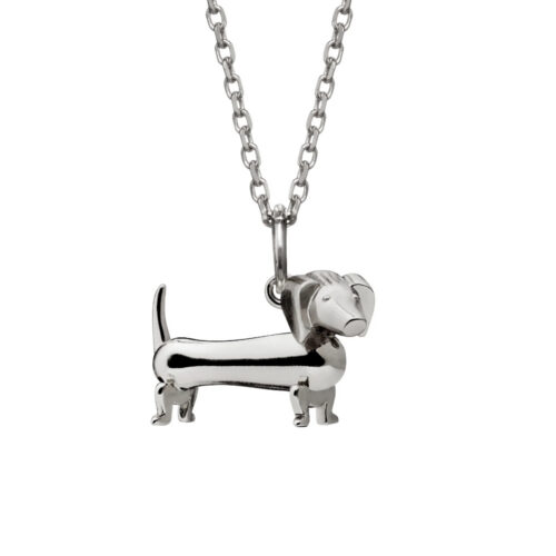 Kay Bojesen - Dachshund i sølv anheng (uten kjede)