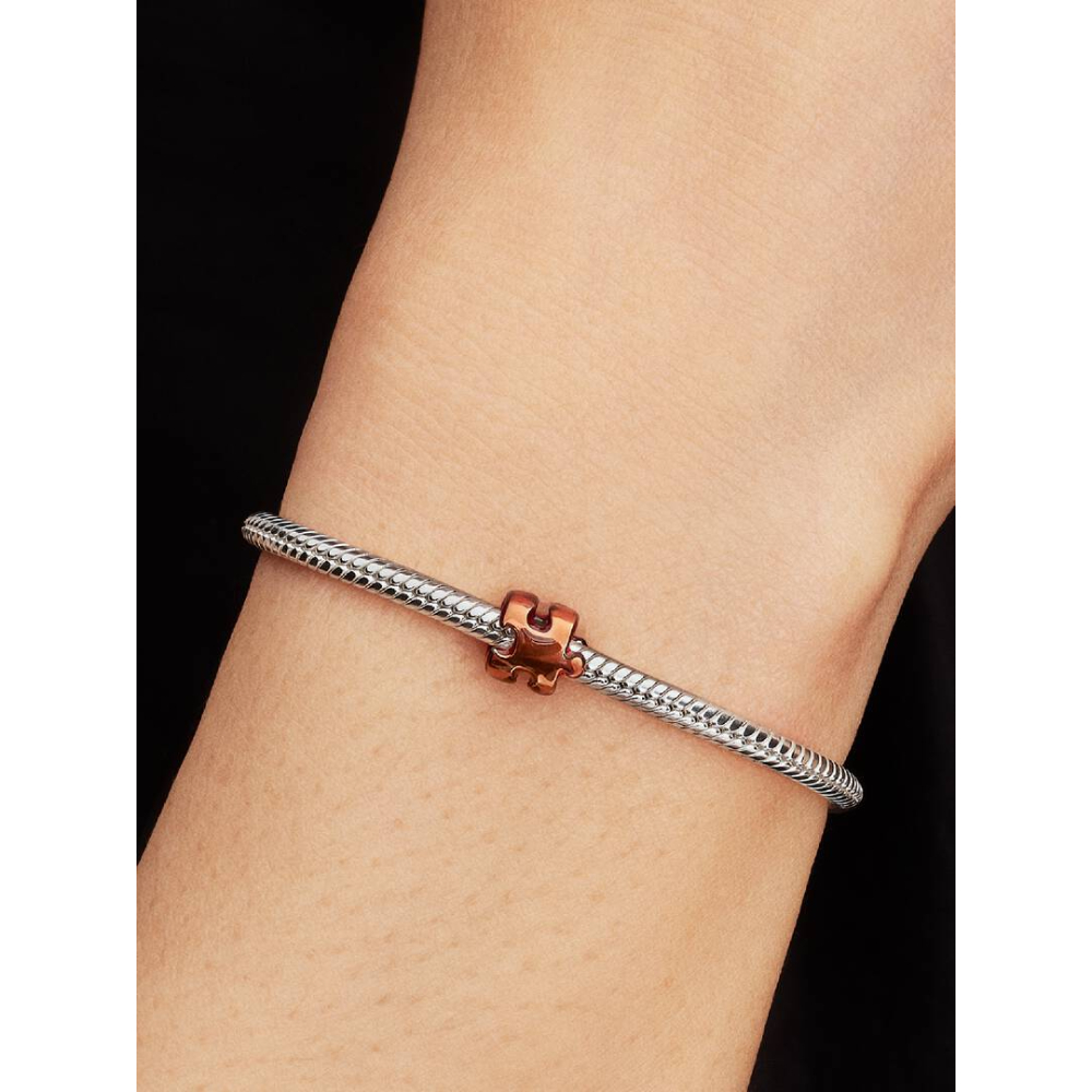 Pandora – Oransje Puslespillbit Mini Charm Pandora – Oransje Puslespillbit Mini Charm - Bilde 4