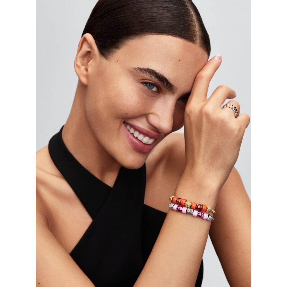 Pandora – Oransje Note Mini Charm - Bilde 4