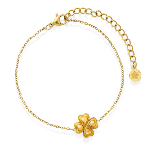 Frida Leonore by Gulldia - Lucky Armbånd i forgylt stål