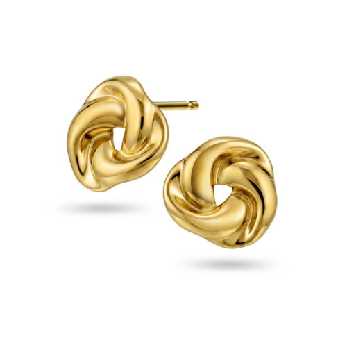 Frida Leonore by Gulldia - Kindred Studs i forgylt stål
