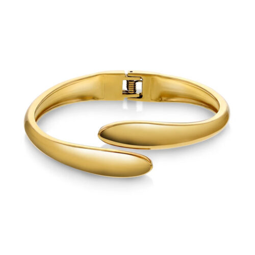Frida Leonore by Gulldia - Rise Open Bangle i forgylt stål
