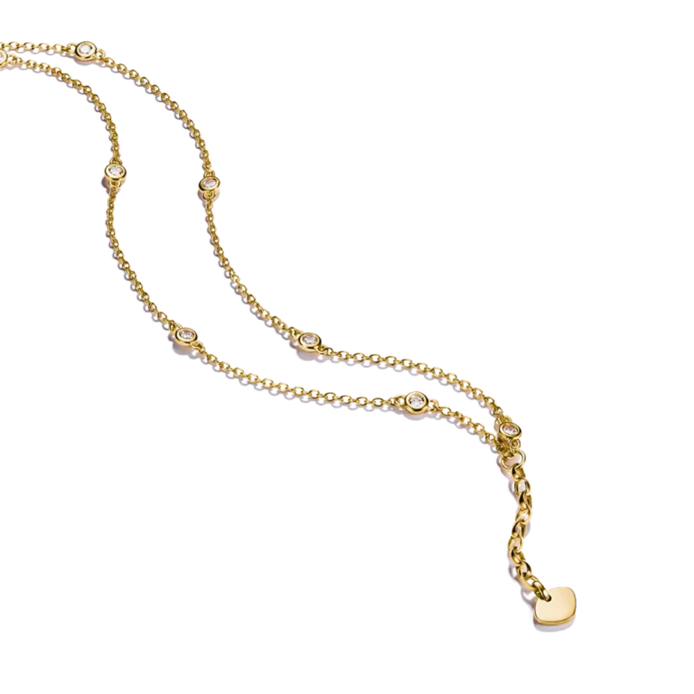 Thomas Sabo - Armbånd i 18k gullbelagt sølv med zirkonia, dobbelt Thomas Sabo - Armbånd i 18k gullbelagt sølv med zirkonia, dobbelt - Bilde 2