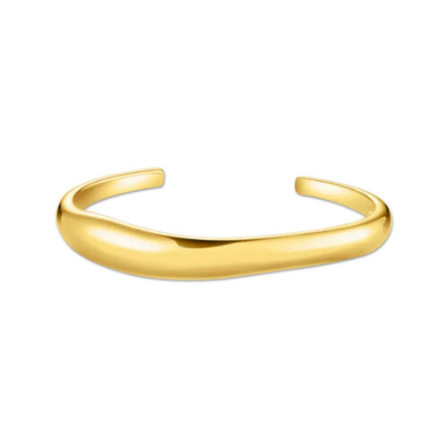 Thomas Sabo - Forgylt armring med organisk form