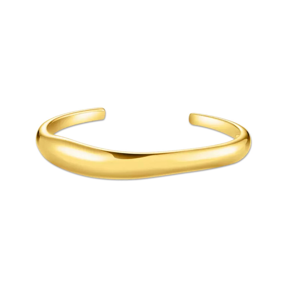 Thomas Sabo - Forgylt armring med organisk form Thomas Sabo - Forgylt armring med organisk form