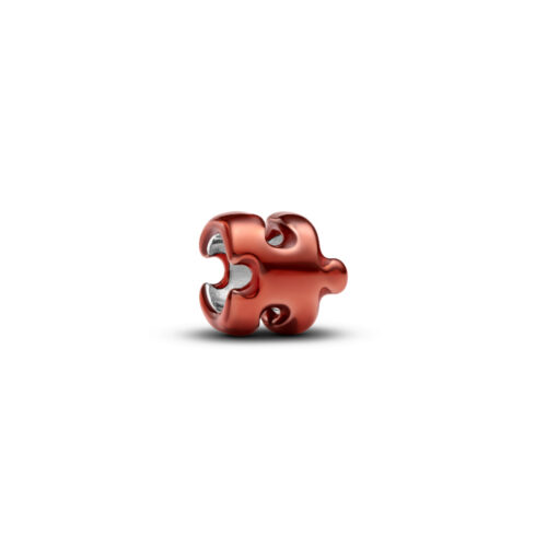 Pandora – Oransje Puslespillbit Mini Charm