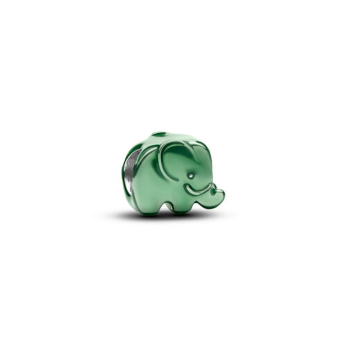 Pandora – Grønn Elefant Mini Charm