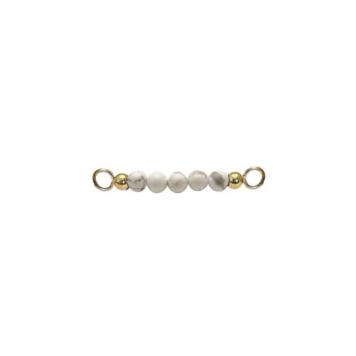 Heiring - Topp til armring og kjede, White Howlite