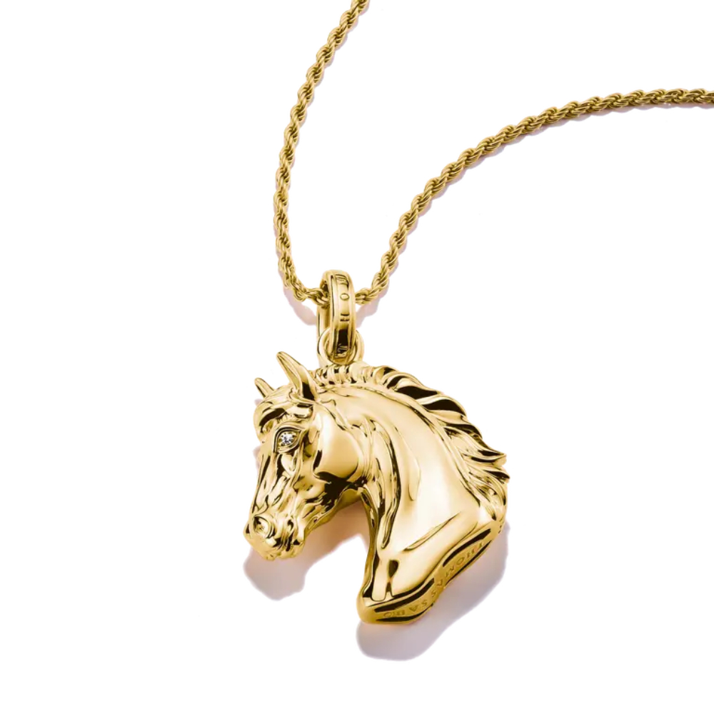 Thomas Sabo - Smykke i 18k gullforgylt sølv med hestehode Thomas Sabo - Smykke i 18k gullforgylt sølv med hestehode - Bilde 2