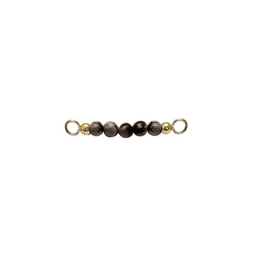 Heiring - Topp til armring og kjede, Snowflake Obsidian