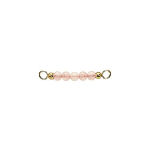 Heiring - Topp til armring og kjede, Rose Quarts