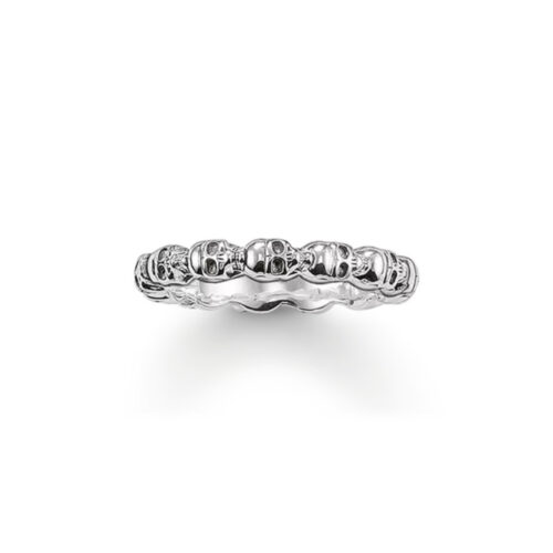 Thomas Sabo - Ring i sølv med hodeskaller