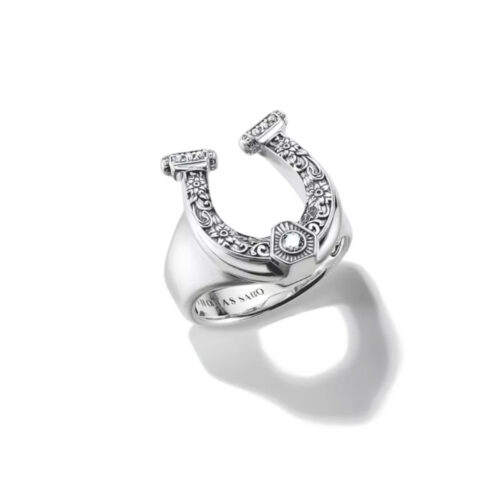 Thomas Sabo - Ring i sølv med hestesko og zirkonia