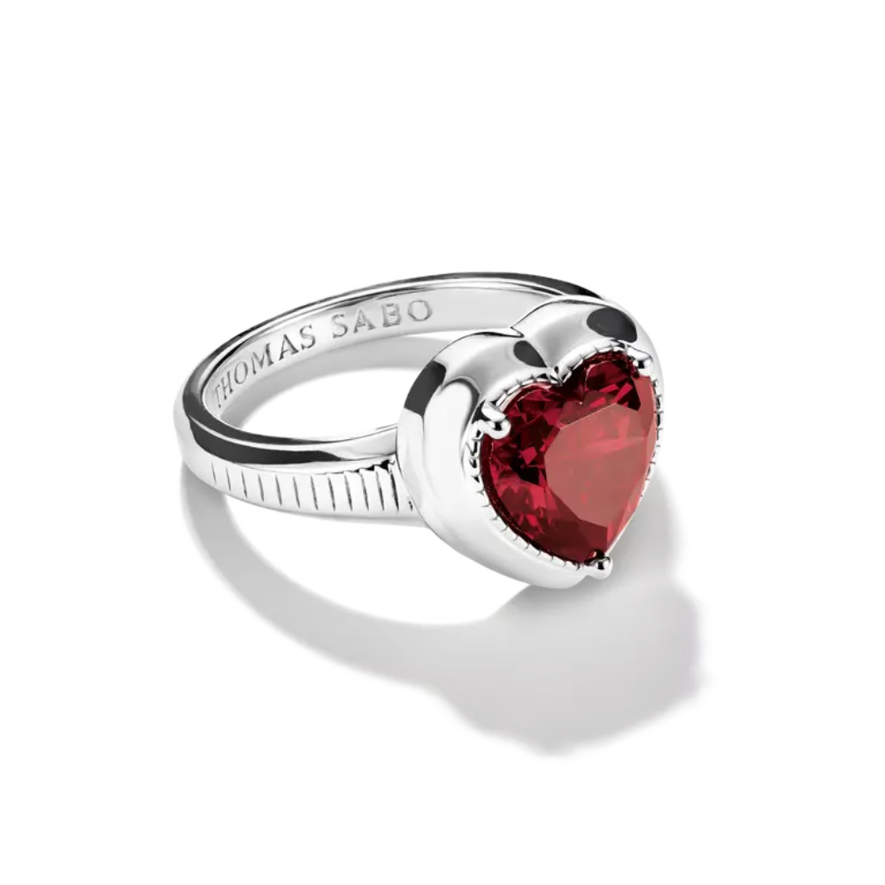 Thomas Sabo - Ring i sølv hjerteformen rød zirkonia Thomas Sabo - Ring i sølv hjerteformen rød zirkonia - Bilde 2