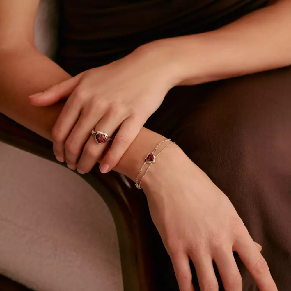Thomas Sabo - Ring i sølv hjerteformen rød zirkonia Thomas Sabo - Ring i sølv hjerteformen rød zirkonia - Bilde 3