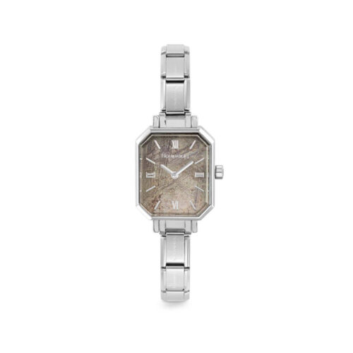 Nomination – Paris rectangular watch, Meteorite Grey
