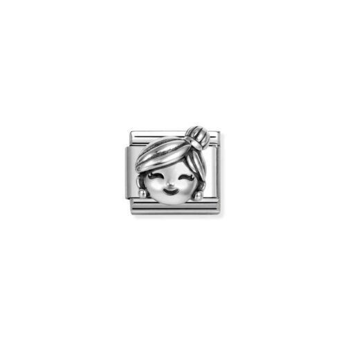 Nomination – Composable™ Classic OXIDIZED SYMBOLS in steel and 925 sterling sterling silver Grandma