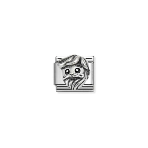 Nomination – Composable™ Classic OXIDIZED SYMBOLS in steel and 925 sterling sterling silver Grandpa