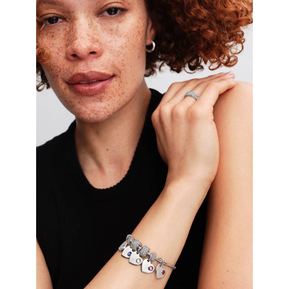 Pandora - Rund Charm med glitrende steiner - Bilde 2
