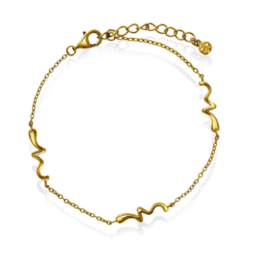 Shapes by Gulldia - Armbånd i forgylt 925 sølv