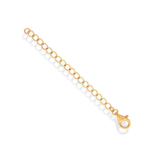 Pan Jewelry Classic - Forlenger til kjede i forgylt sølv 2,8 mm 5 cm