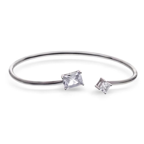 Sandra Lyng x Pan Jewelry - Spotlight armring i 925 sølv med stener