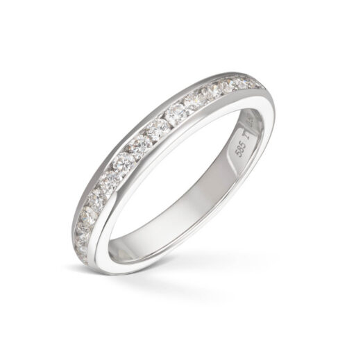 Diamonds by Frisenberg -Diamantring i hvitt gull og diamanter.