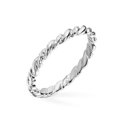 Gold by Frisenberg - Ring i hvitt gull "tvunnet"