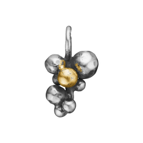 By Birdie - Rose Buds Cluster-8 Golden i 925 sølv