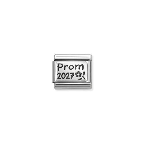 Nomination – Composable™ Classic PLATES OXIDIZED steel and 925 sterling silver Prom 2027 plate