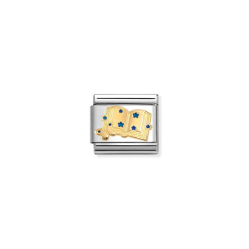 Nomination – Composable™ Classic SYMBOLS steel, enamel and 18k gold Blue Book