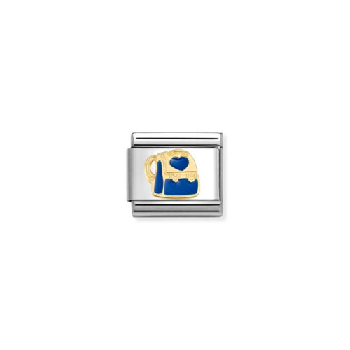 Nomination – Composable™ SYMBOLS steel, enamel and 18k gold Blue Backpack