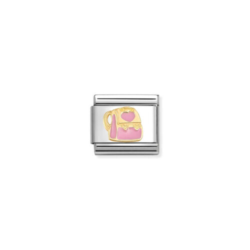 Nomination – Composable™ SYMBOLS steel, enamel and 18k gold Pink Backpack