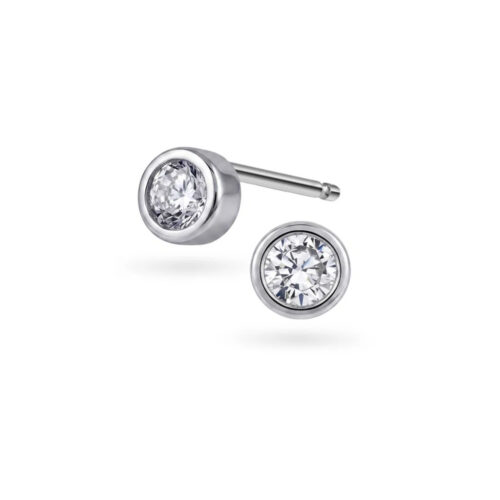 Pan Jewelry Classic - Ørepynt i 925 sølv med zirkonia