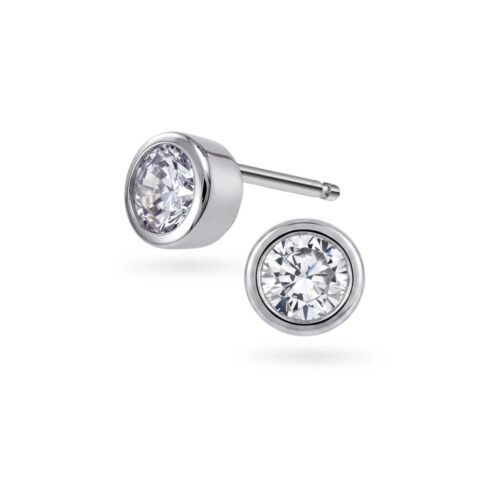 Pan Jewelry Classic - Ørepynt i 925 sølv med zirkonia