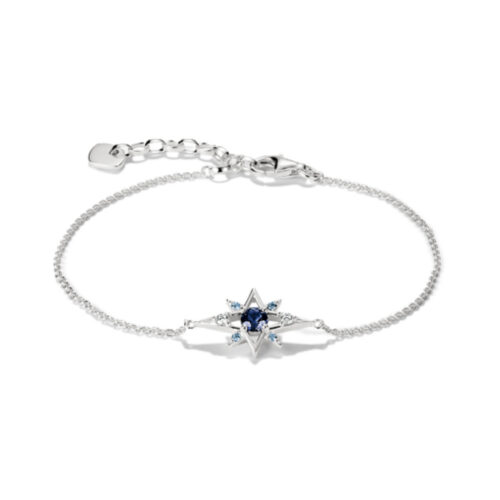 Thomas Sabo - Armbånd i sølv med zirkonia stener i hvit og blå